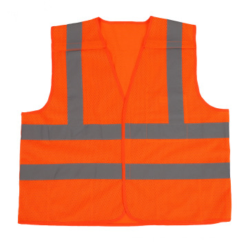 Chaleco de seguridad naranja de hi-viz